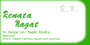 renata magat business card
